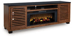 Kallari 84" TV Stand with Electric Fireplace - National Warehouse Furniture (Buffalo, NY)