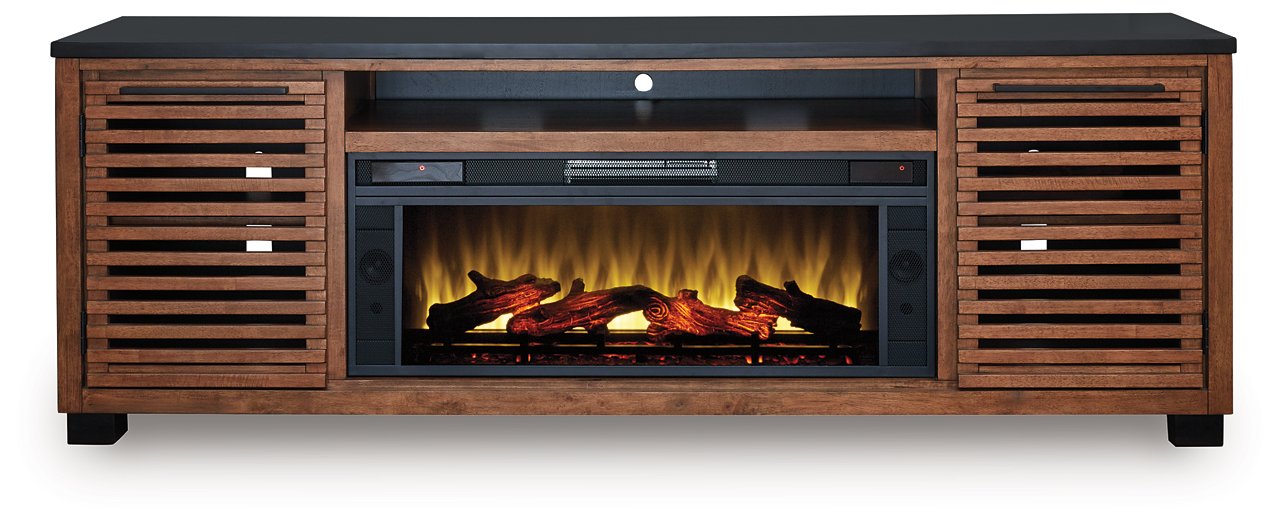 Kallari 84" TV Stand with Electric Fireplace - National Warehouse Furniture (Buffalo, NY)