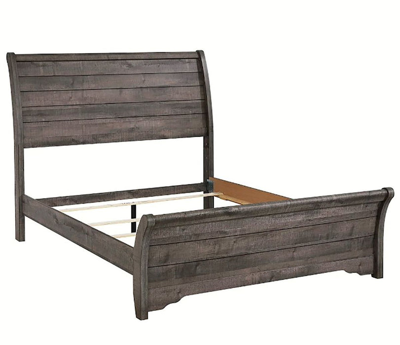 Crown Mark Furniture Coralee King Sleigh Bed in Gray B8100-K - National Warehouse Furniture (Buffalo, NY)