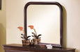 Crown Mark Furniture Louis Philip Dresser Mirror in Dark Cherry - National Warehouse Furniture (Buffalo, NY)