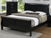 Crown Mark Furniture Louis Philip Queen Bed in Black - National Warehouse Furniture (Buffalo, NY)