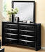 Crown Mark Furniture Emily Dresser in Black - National Warehouse Furniture (Buffalo, NY)