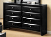 Crown Mark Furniture Emily Dresser in Black - National Warehouse Furniture (Buffalo, NY)