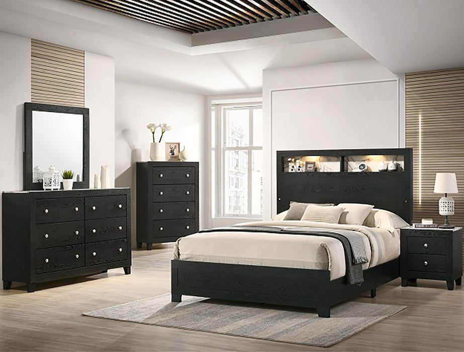 Crown Mark Furniture Cadence Dresser Mirror in Black - National Warehouse Furniture (Buffalo, NY)