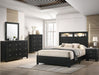 Crown Mark Furniture Cadence 4 Drawer Chest in Black - National Warehouse Furniture (Buffalo, NY)