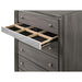 Crown Mark Regata Chest in Grey - National Warehouse Furniture (Buffalo, NY)