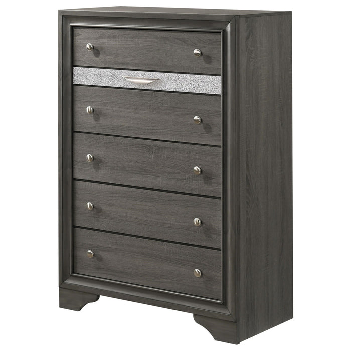 Crown Mark Regata Chest in Grey - National Warehouse Furniture (Buffalo, NY)