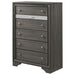 Crown Mark Regata Chest in Grey - National Warehouse Furniture (Buffalo, NY)
