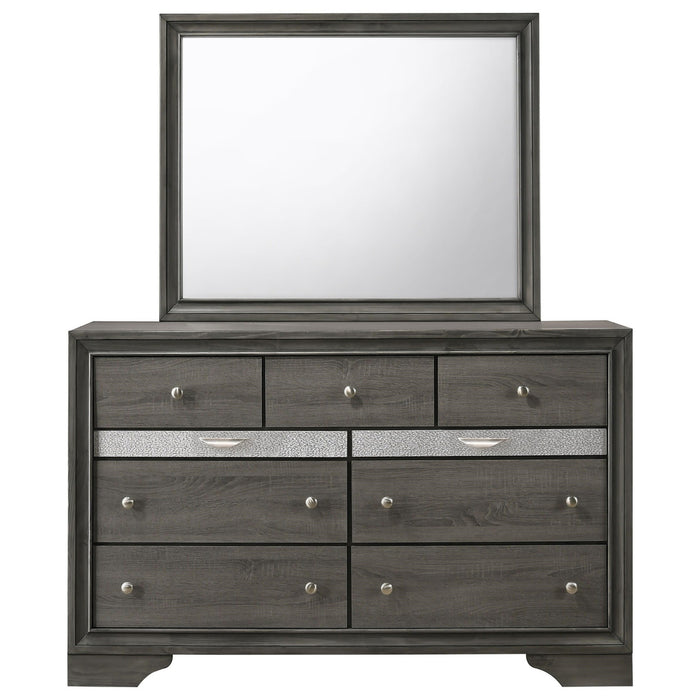 Crown Mark Regata Mirror in Grey - National Warehouse Furniture (Buffalo, NY)