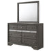 Crown Mark Regata Mirror in Grey - National Warehouse Furniture (Buffalo, NY)