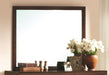 Crown Mark Furniture Evan Dresser Mirror in Warm Brown - National Warehouse Furniture (Buffalo, NY)