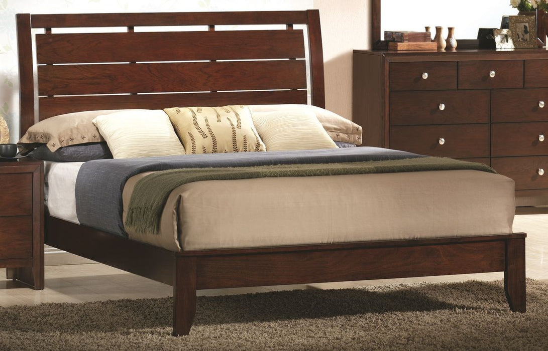 Crown Mark Furniture Evan Twin Bed in Warm Brown - National Warehouse Furniture (Buffalo, NY)