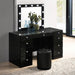 Crown Mark Furniture Morgan Vanity in Black B4851BK - National Warehouse Furniture (Buffalo, NY)
