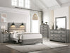 Crown Mark Furniture Carter Queen Platform Bed in Gray - National Warehouse Furniture (Buffalo, NY)