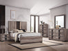 Crown Mark Furniture Rangley King Panel Bed in Brown B6830-K - National Warehouse Furniture (Buffalo, NY)