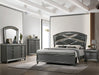 Crown Mark Furniture Adira 2 Drawer Nightstand in Silver - National Warehouse Furniture (Buffalo, NY)