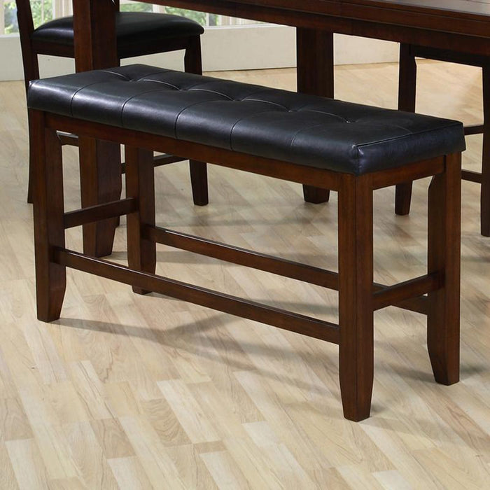 Crown Mark Bardstown Counter Height Bench in Espresso - National Warehouse Furniture (Buffalo, NY)