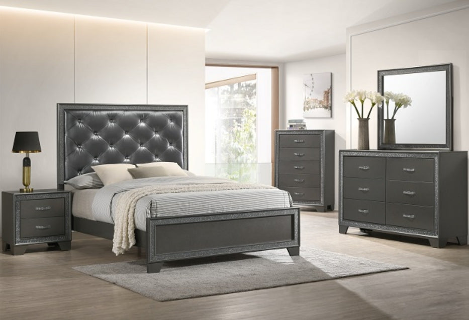 Crown Mark Furniture Kaia Dresser in Dark Gray - National Warehouse Furniture (Buffalo, NY)