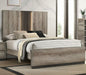 Crown Mark Furniture Rangley King Panel Bed in Brown B6830-K - National Warehouse Furniture (Buffalo, NY)