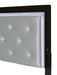 Crown Mark Furniture Jaylen Queen Upholstered Panel Bed in Black - National Warehouse Furniture (Buffalo, NY)