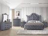 Crown Mark Furniture Voltare Nightstand in Dark Grey image