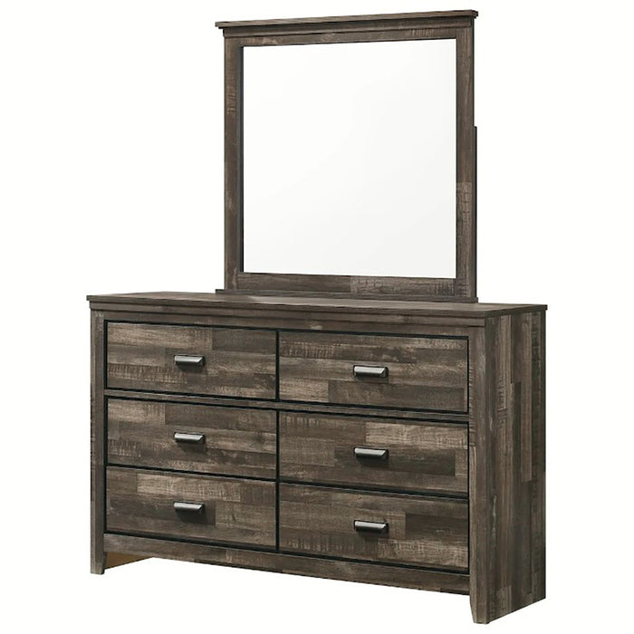 Crown Mark Furniture Carter Dresser Mirror in Brown - National Warehouse Furniture (Buffalo, NY)