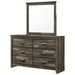 Crown Mark Furniture Carter Dresser Mirror in Brown - National Warehouse Furniture (Buffalo, NY)