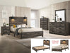 Crown Mark Furniture Carter Full Platform Bed in Brown image