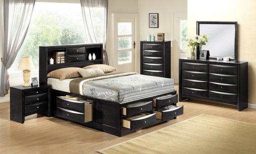 EMILY KING CAPTAINS BED HB/FB CROWN MARK image