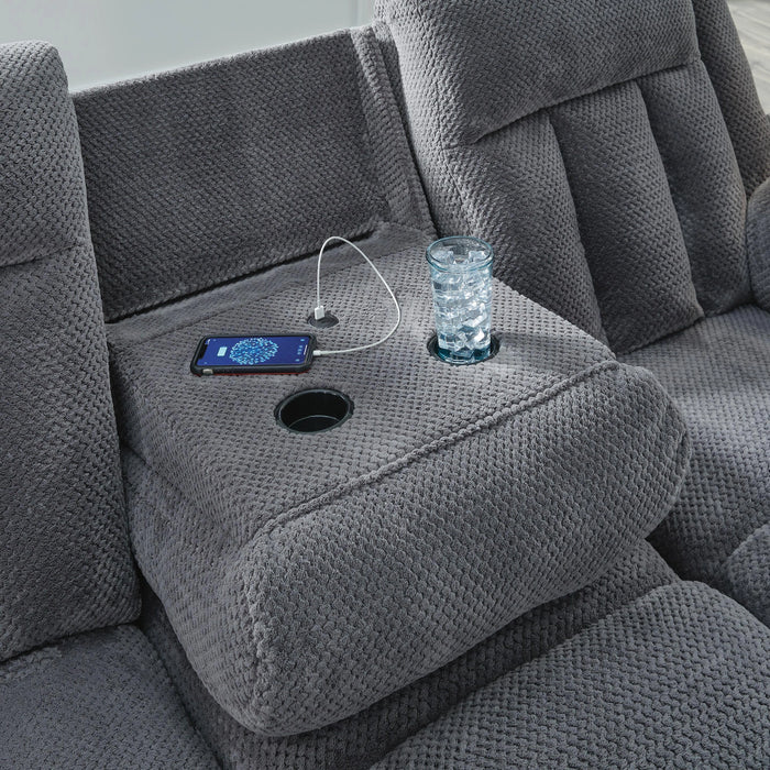 Observation Power Reclining Sofa with Drop Down Table