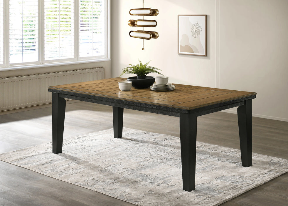 Bardstown Dining Table Wheat Charcoal