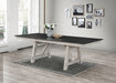 Crown Mark Maribelle Rectangular Dining Table in Chalk/Grey image