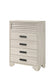 SARTER CHEST - WHITE - National Warehouse Furniture (Buffalo, NY)