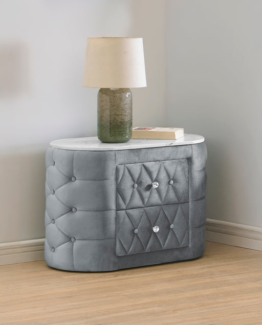 NATALIA NIGHTSTAND GREY - National Warehouse Furniture (Buffalo, NY)
