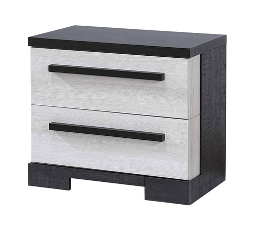 REMINGTON NIGHTSTAND CHALK/EBONY - National Warehouse Furniture (Buffalo, NY)