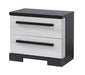 REMINGTON NIGHTSTAND CHALK/EBONY - National Warehouse Furniture (Buffalo, NY)