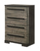 REMINGTON CHEST GRAY/EBONY - National Warehouse Furniture (Buffalo, NY)