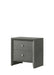 DENKER NIGHTSTAND GUN METAL - National Warehouse Furniture (Buffalo, NY)
