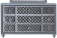 Crown Mark Furniture Voltare Dresser in Dark Grey - National Warehouse Furniture (Buffalo, NY)