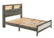 Crown Mark Furniture Rhett Queen Platform Bed in Gray - National Warehouse Furniture (Buffalo, NY)