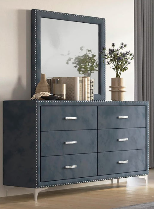 Crown Mark Furniture Lucinda Dresser Mirror in Gray - National Warehouse Furniture (Buffalo, NY)