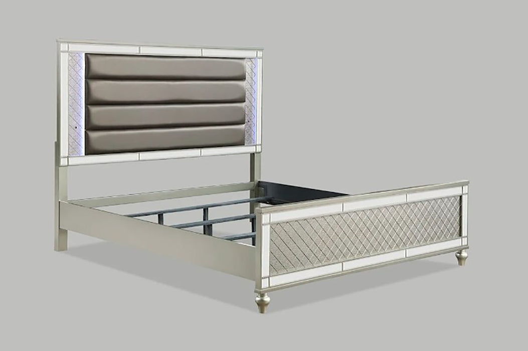 Crown Mark Furniture Cristian Queen Panel Bed in Beige B1680-Q - National Warehouse Furniture (Buffalo, NY)