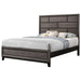 Crown Mark Akerson Queen Panel Bed in Grey - National Warehouse Furniture (Buffalo, NY)