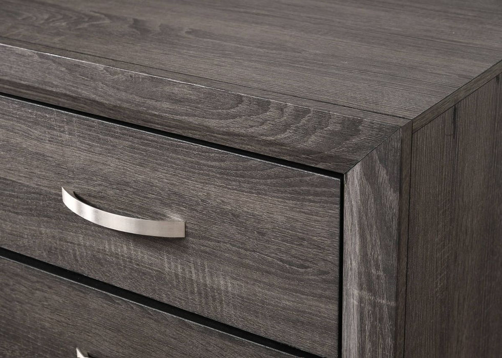 Crown Mark Akerson 6 Drawer Dresser in Grey - National Warehouse Furniture (Buffalo, NY)