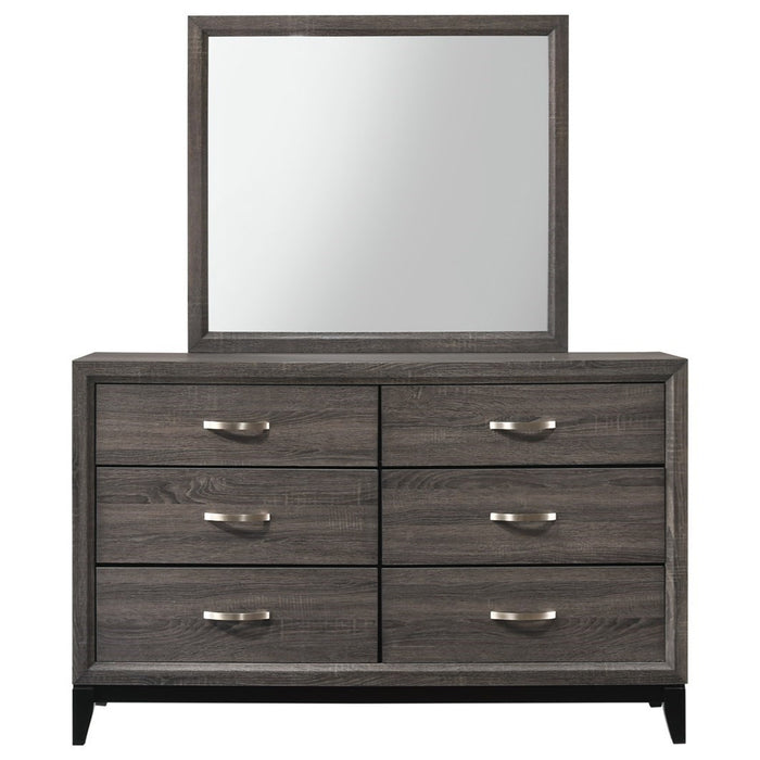 Crown Mark Akerson Mirror in Grey - National Warehouse Furniture (Buffalo, NY)