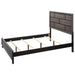 Crown Mark Akerson Queen Panel Bed in Grey - National Warehouse Furniture (Buffalo, NY)