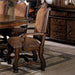 Crown Mark Neo Renaissance Dining Arm Chair in Warm Brown (Set of 2) 2401A - National Warehouse Furniture (Buffalo, NY)