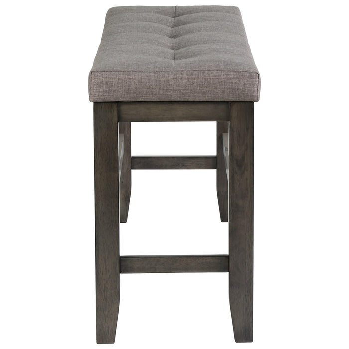 Crown Mark Bardstown Counter Height Bench in Gray - National Warehouse Furniture (Buffalo, NY)